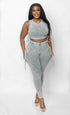 Corset Legging's Set Light Blue